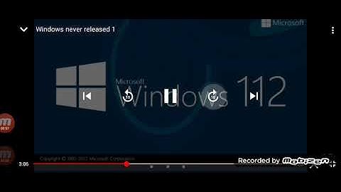 Windows never released 1 scan