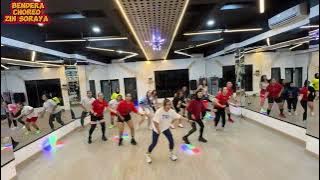 Bendera - Coklat band || zumba zin Soraya Bandar Lampung || cho. Zin Soraya 