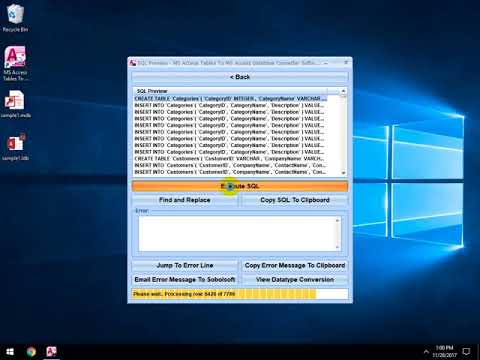 How To Use MS Access Tables To MS Access Database Converter Software