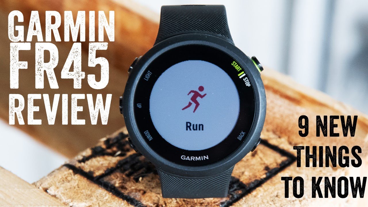 Garmin Forerunner 45 Review: 9 New Things To Know // Hands-on walk