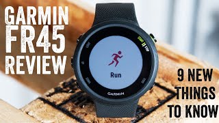Garmin Forerunner 45 Review: 9 New Things To Know // Hands-on walk-through