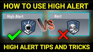 How to use High Alert perk in COD Mobile | High Alert vs Alert perk in COD Mobile