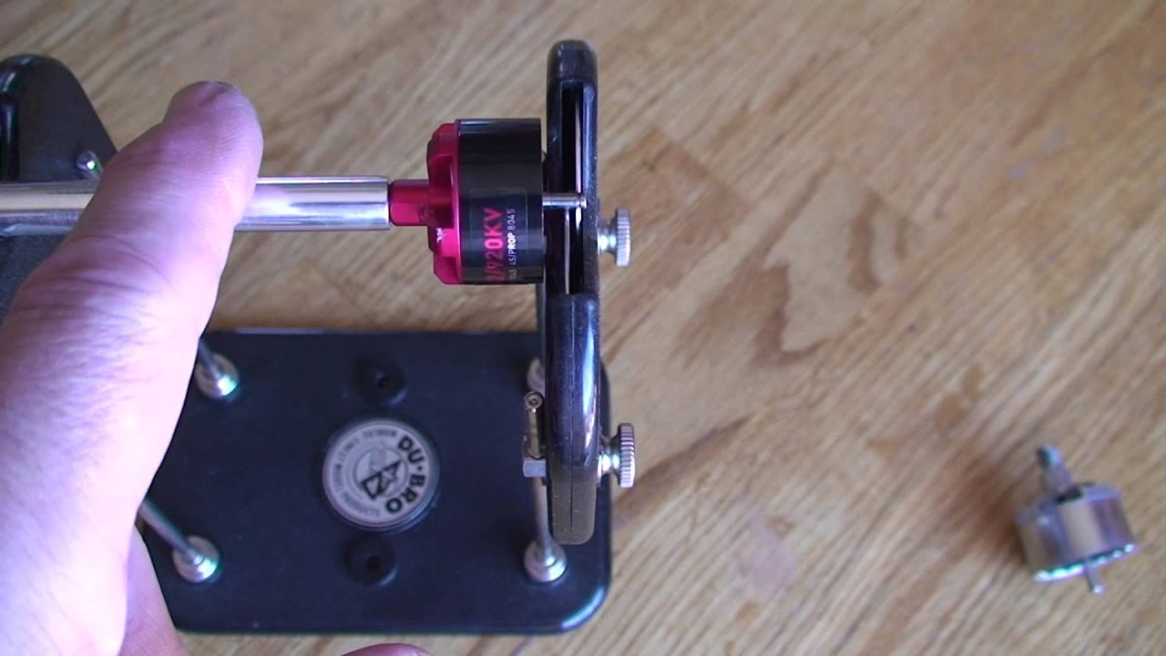 DJI 2212 motor armature balancing.