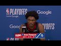 Amen Thompson with a Press Conference vs Lakers Game 1