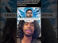 CRAZE DROPPED BY ROYALS RAVENS‼️