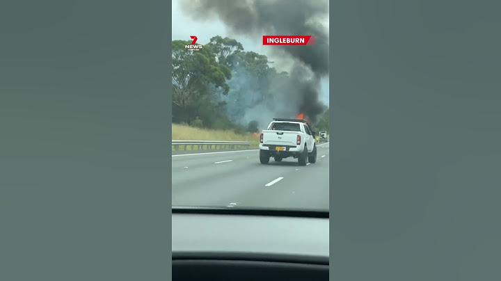 Cars catch fire on truck at Ingleburn in Sydney's southwest