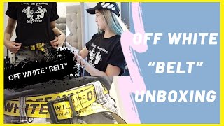 Off White - Yellow Industrial Bag Strap I Virgil Abloh I Unboxing