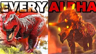 All 22 Alpha Creatures In Ark!