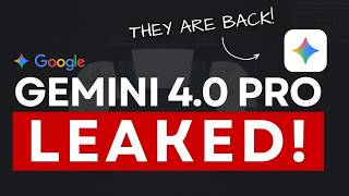 Gemini 4 Pro Coming SOON! Google is BACK...