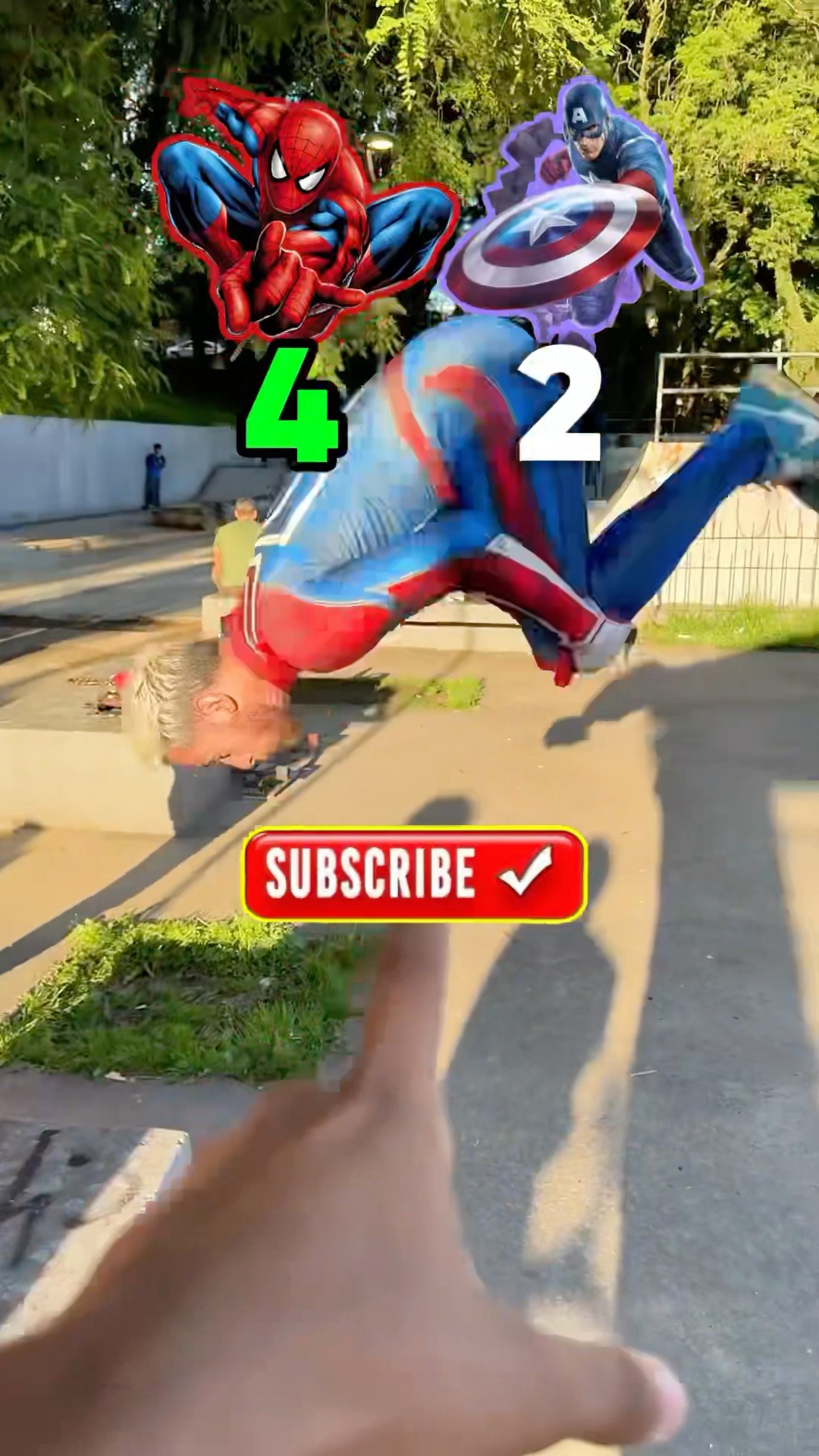 HOMEM ARANHA VS CAPITÃO AMÉRICA #shorts