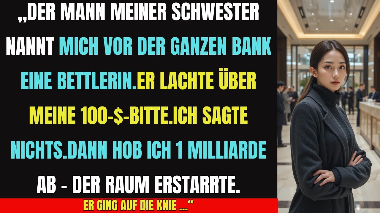 „Er lachte über meine 100-Dollar-Bitte in der Bank… Sekunden später kniete er“