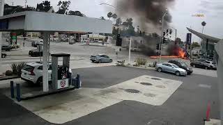 Video of accident at Slauson and La Brea