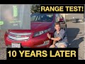 Chevy Volt EV RANGE Test - 10 YEARS LATER