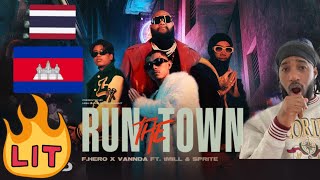 F.HERO x VannDa Ft. 1MILL & SPRITE - RUN THE TOWN [Official MV] | REACTION |