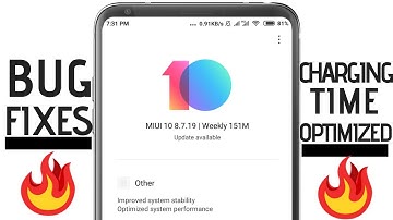 MIUI 10 Global Beta Rom 8.7.19 Update | Bug Fixes | Charging speed etc