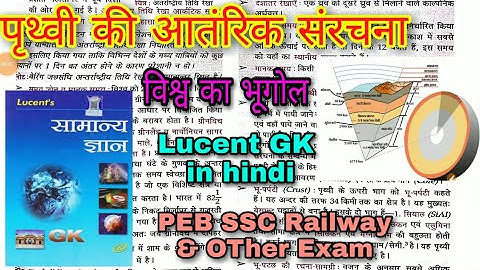 पृथ्वी की आतंरिक संरचना| विश्व का भूगोल| Lucent ~GK |World Geography | Lucent gk| in hindi