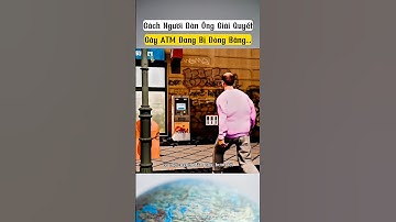 Cách người đàn ông giải quyết cây ATM đang bị đóng băng #shorts