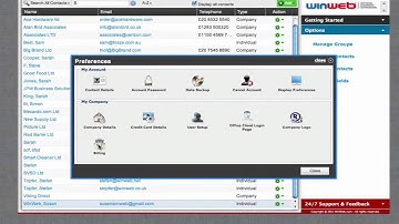 WinWeb Small Business Software: How To Add A New User