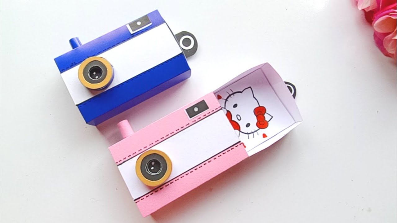 How To Make A Paper Camera Diy Paper Camera Easy Mini Paper Camera