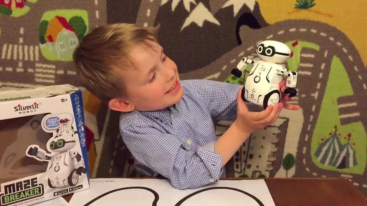 Робот Мэйз брейкер / Silverlit Maze Breaker - распаковка.