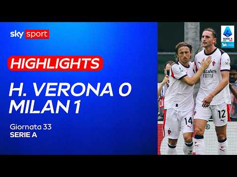 Video Hellas Verona-Milan 0-1: gol e highlights | Serie A