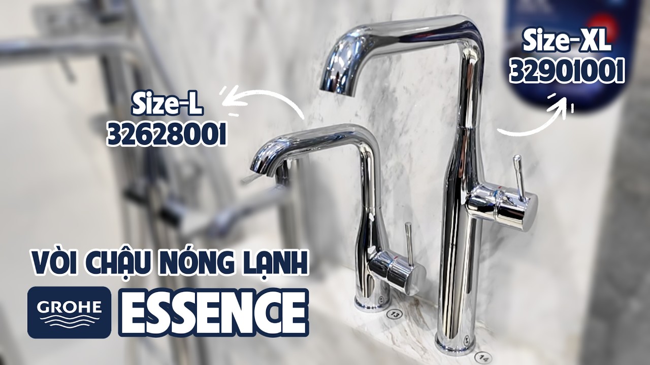 Vòi chậu nóng lạnh GROHE 32901001 Essence XL-size màu Chrome
