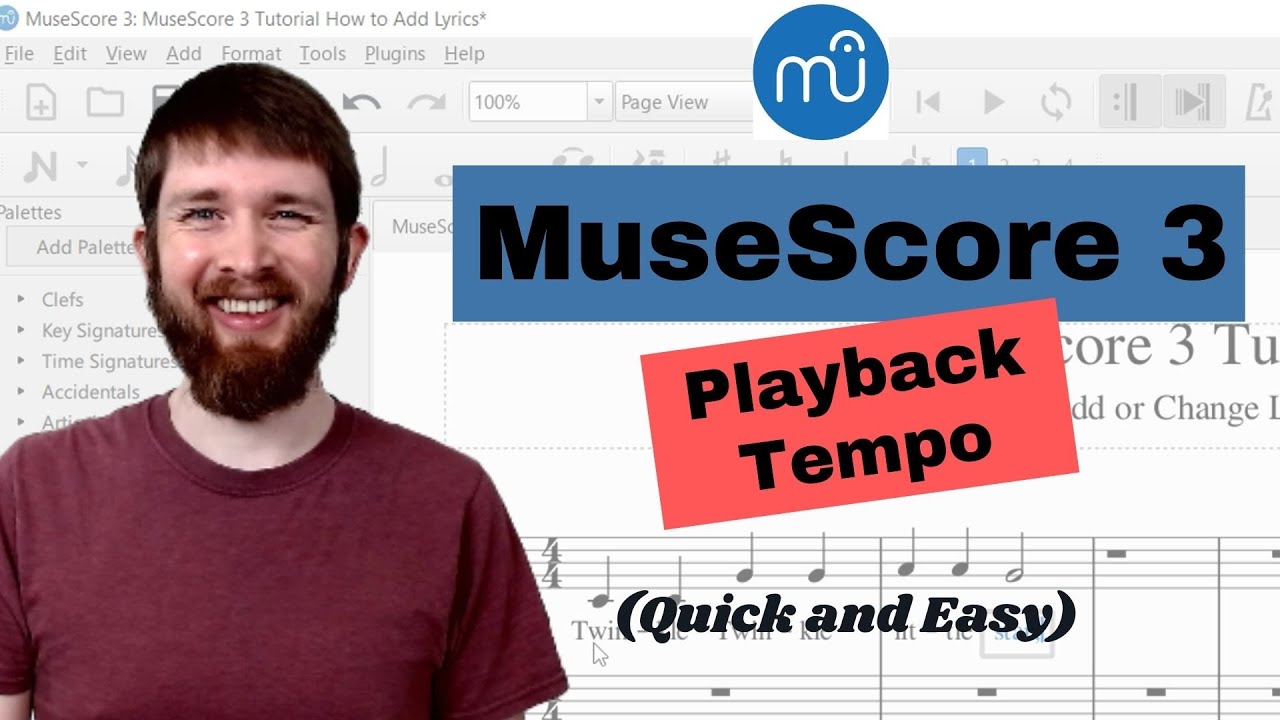 MuseScore: How to Change Playback Tempo, 3 Ways to Adjust and Edit