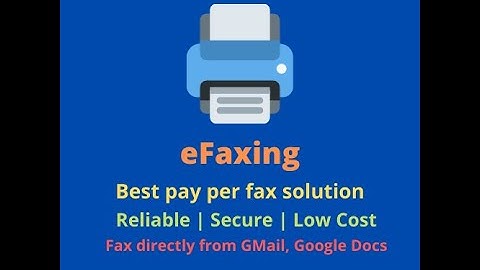 Send Online fax from Google Account using eFaxing - Pay per fax solution