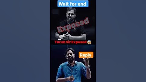 Pankaj Sir REPLY to Tarun Sir | Tarun Sir Exposed| #pw #pankajsir #tarunsir #sarveshsir