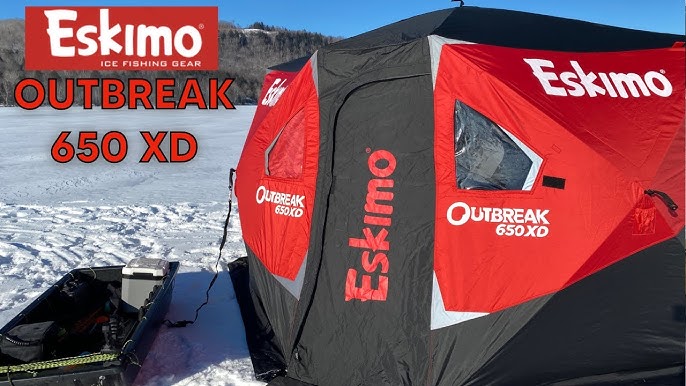 My NEW Ice Fishing Shack I Eskimo FatFish 949i (BEST ICE SHELTER) 