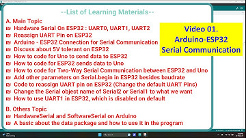 ESP32 Arduino Serial Communication 01 - The Basic of Two-Way Communication, Reassign UART Pins