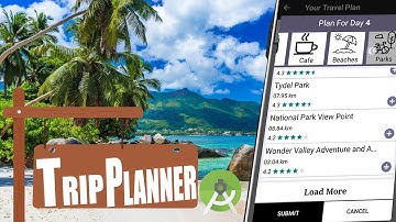 Android Trip Planner App using Android Studio