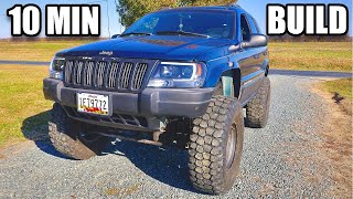 JEEP WJ BUILD IN 10 MIN STOCK TO 37s
