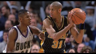 Reggie Mille Puts On a SHOW vs Young Ray Allen In 2000 ECR1 Game 5 - 41 Pts For Reggie!
