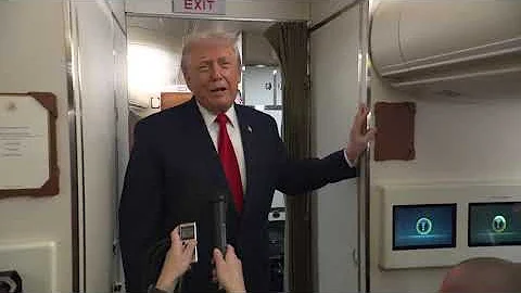 President Trump Gaggles with Press on Air Force One, Dec. 9, 2025