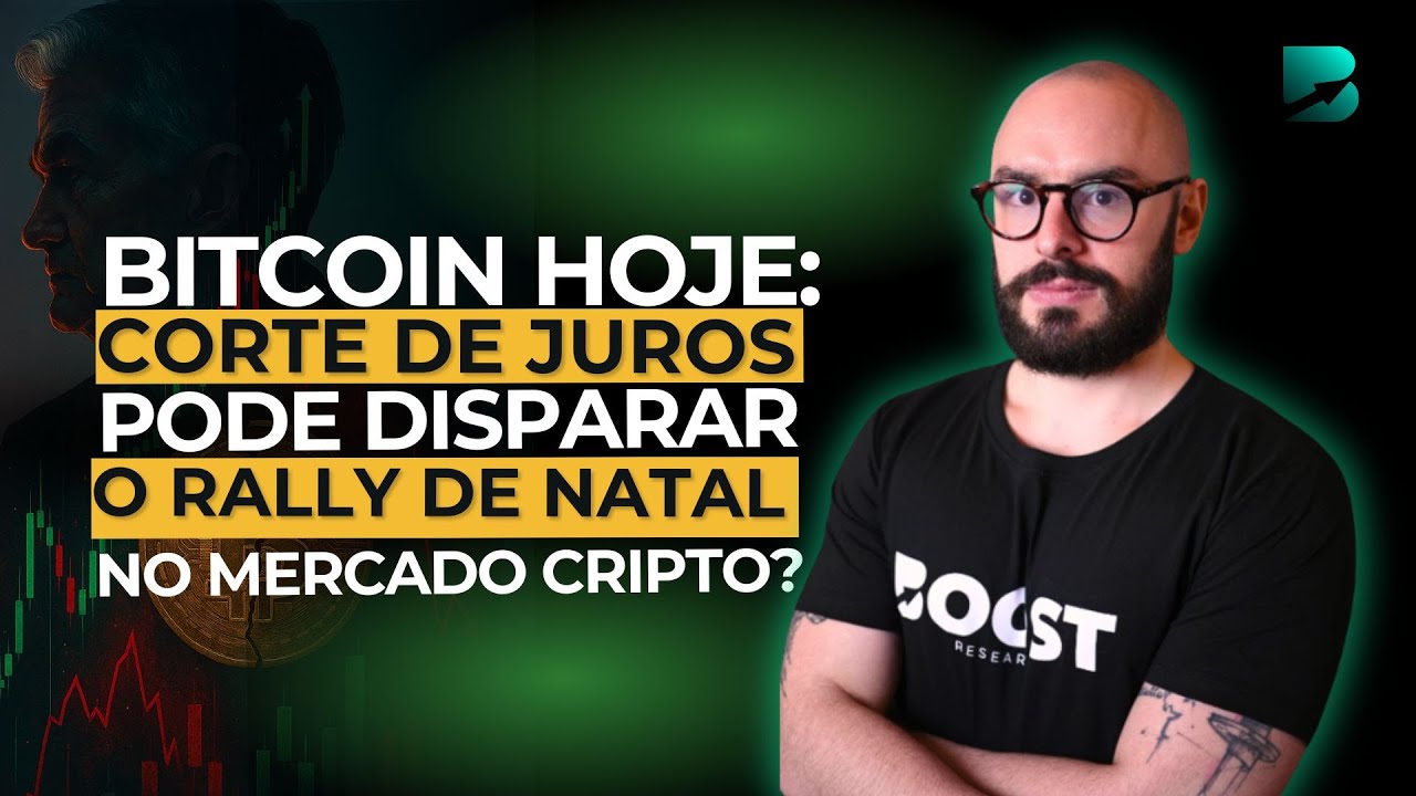 BITCOIN HOJE: CORTE DE JUROS PODE DISPARAR O RALLY DE NATAL NO MERCADO  CRIPTO?