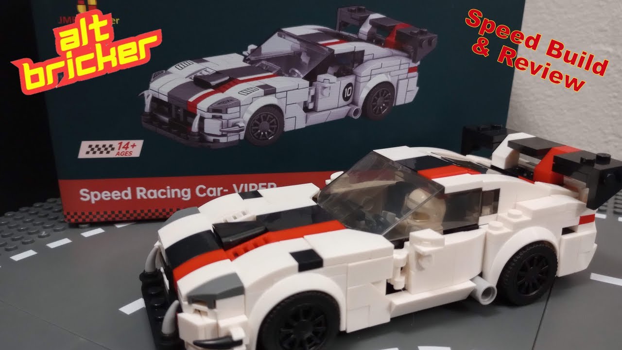 JMBricklayer Dodge Viper ACR speed build & review | Lego