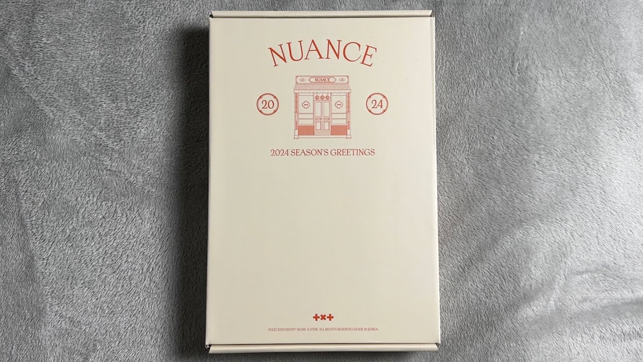 ♡Unboxing TXT 투모로우바이투게더 2024 Season's Greetings NUANCE