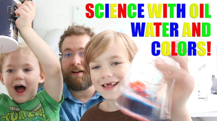 Density Experiment with Oil, Water, and Food Color...