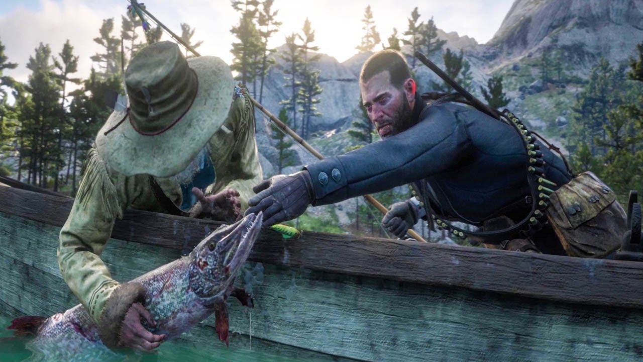 Red Dead Redemption 2 Veteran Stranger Fishing Rdr2 Legendary