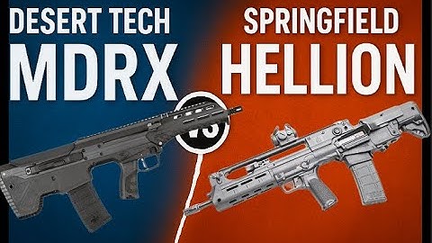 Springfield Hellion vs Desert Tech MDRX: Strijd om de Bullpups