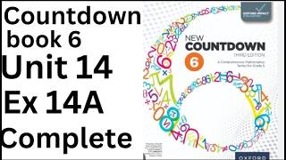 Oxford Countdown Book 6 - Ex 14A complete  step by Step  Solution @ytacademy198