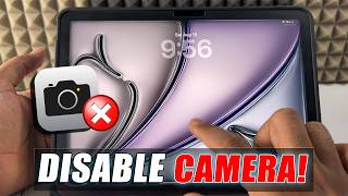 how to disable camera on lockscreen in ipad?
