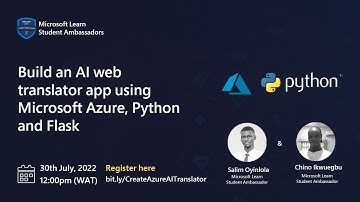 Build an AI web translator app using Microsoft Azure, Python and Flask Meeting Recording