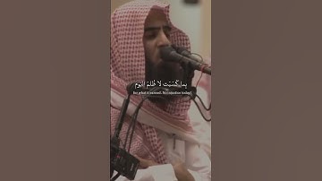 {الْيَوْمَ تُجْزَىٰ كُلُّ نَفْسٍ بِمَا كَسَبَتْ ۚ } [غافر : 17]القارئ محمد اللحيدان