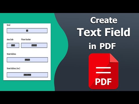 How to Create a Text Field in a PDF Document using Kofax Power PDF