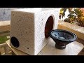 Making a Spatter Painted Subwoofer - DIY Build