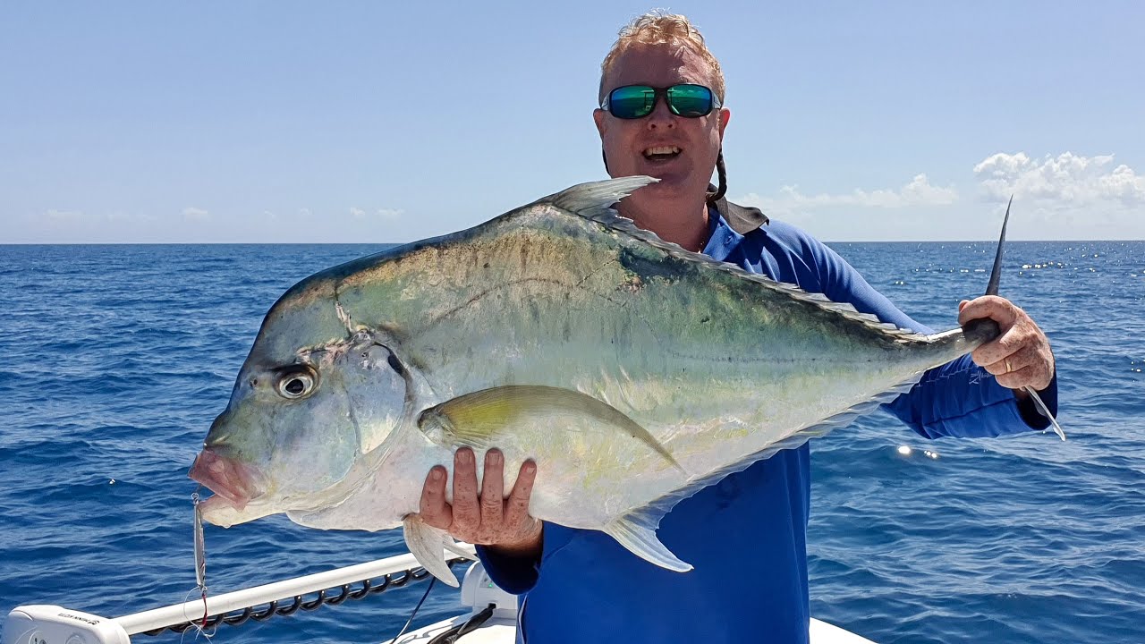 105cm Diamond Trevally Caught While Jigging Episode 113 YouTube 105cm Diamond Trevally Caught While Jigging Episode 113 YouTube