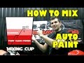 How to mix auto paint