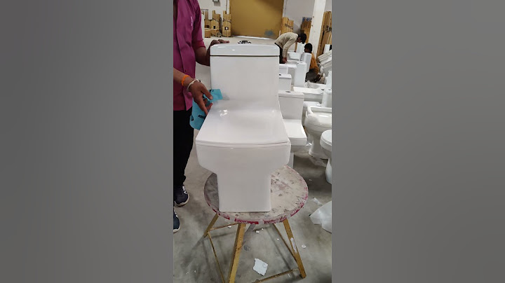 115 || One Piece Water Closet || Floor Mounted || Ceramic Western Toilet with Soft Close Seat Cover